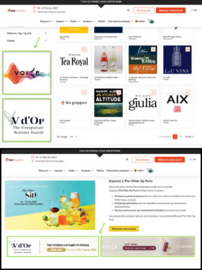 visuel bannière pages site web
