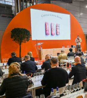 Logo on the wine masterclass screen - Wine Paris