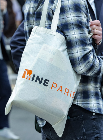 Logo sur tote bag Wine Paris