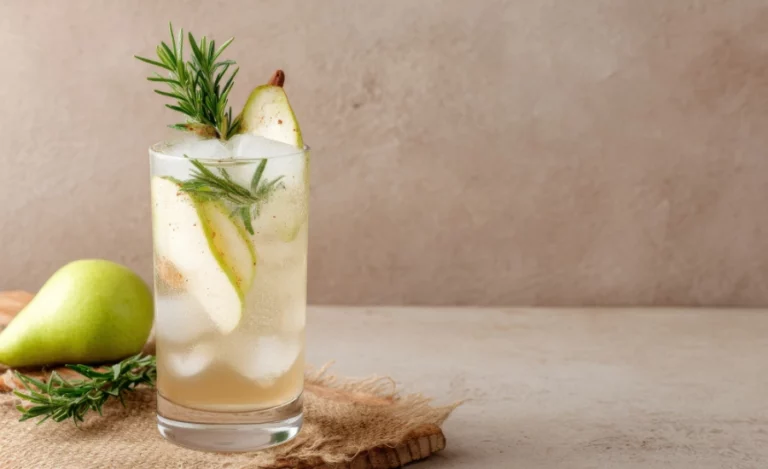 Un verre de cocktail vert