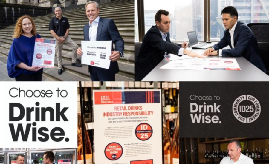 Plusieurs photos avec des employés de chez Drink Wise