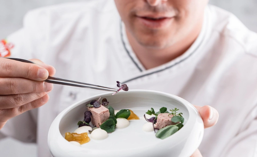 Portrait of David Geisser, Michelin starred-chef