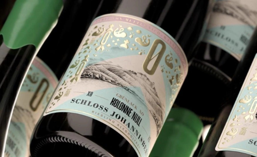 Bouteille de vin Kolonne Null