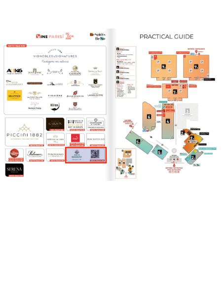 Logo + QR code plan du salon