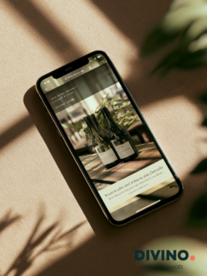 smartphone showing website