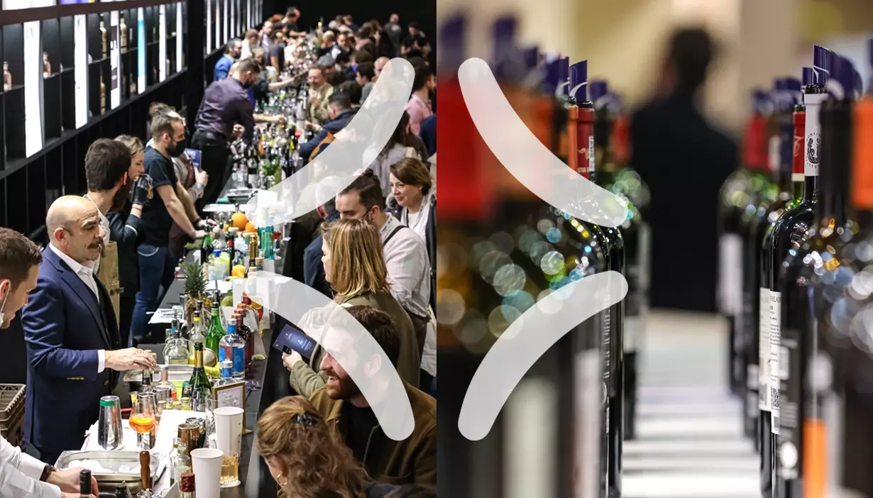 bar à cocktail  avec personnes discutant/